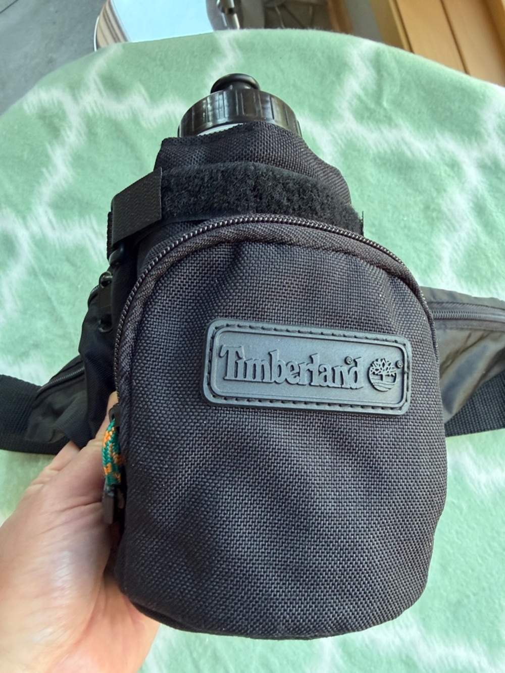 NEW Timberland Black Waist Hip Pack with Removable Bottle